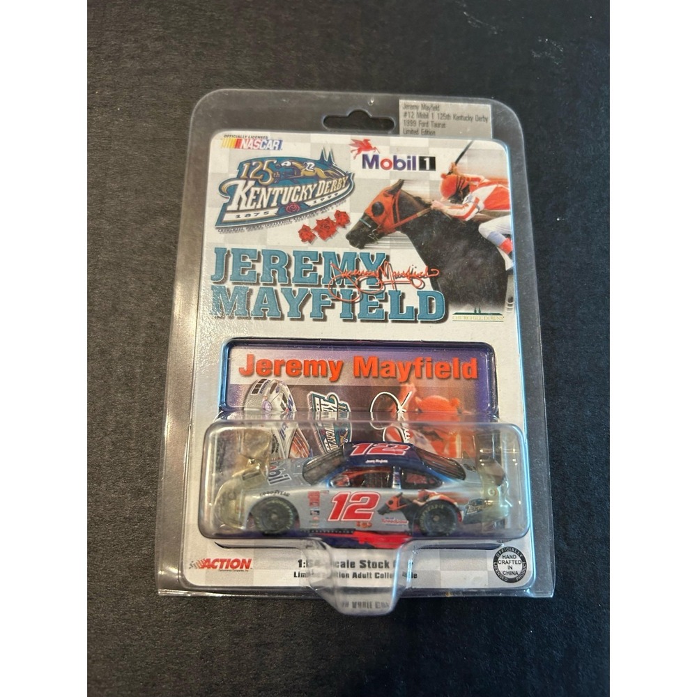 JEREMY MAYFIELD #12‎ MOBIL 125TH KENTUCKY DERBY 1999 ACTION 1/64
